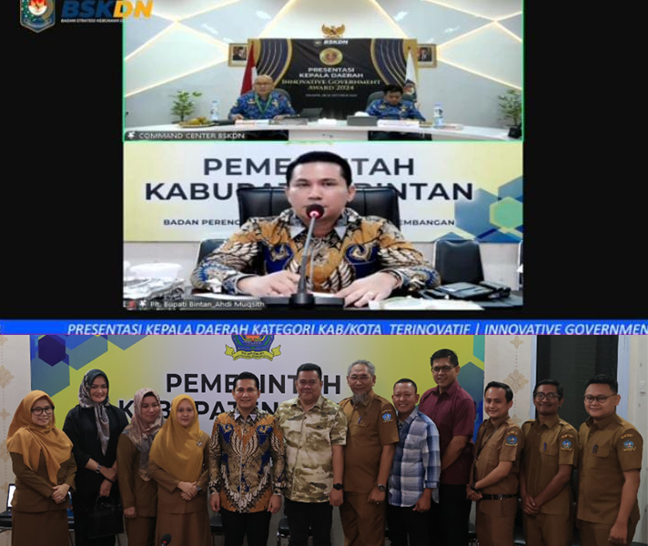 Paparan Plt Bupati Bintan dalam Presentasi Kepala Daerah Terinovatif IGA Award 2024